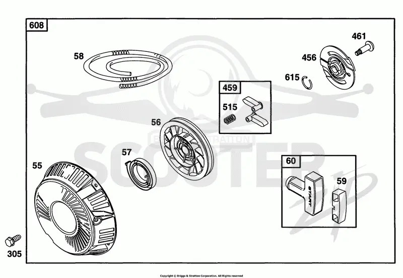 Rewind Starter Assy