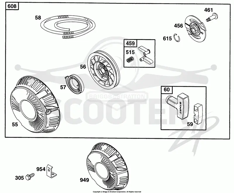 Rewind Starter Assy