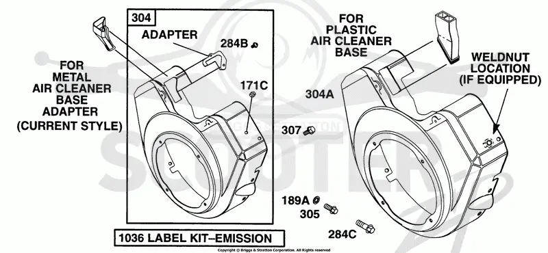 Blower Housing Chart