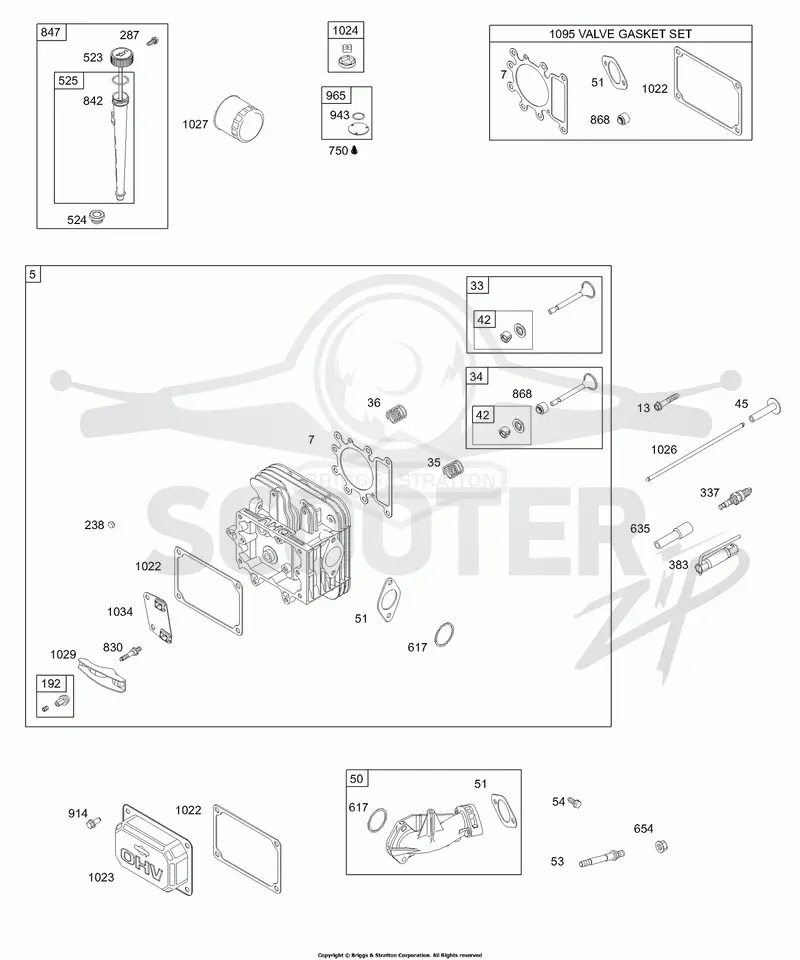Cylinder Head Group, Intake Manifold, Oil Group, Valve Gasket Kit