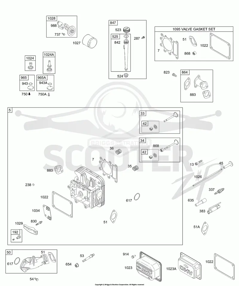 Cylinder Head, Rocker Cover, Oil Pump, Oil Filter