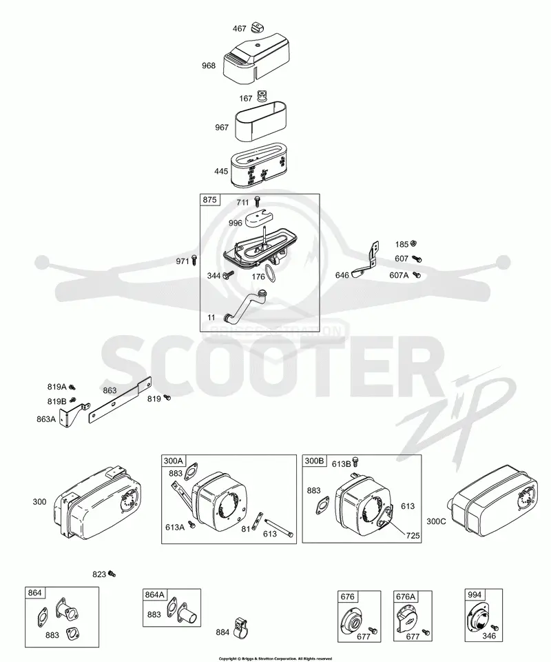 Air Filter, Mufflers