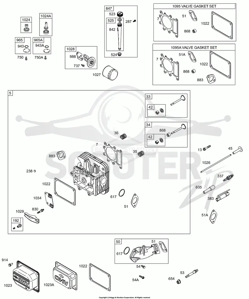 Cylinder Head, Rocker Cover, Oil Pump, Oil Filter