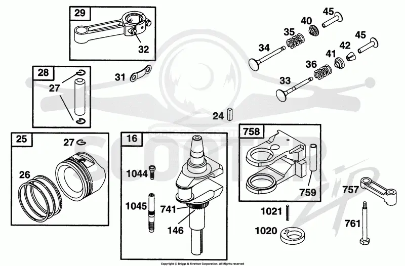 Piston Grp, Crankshaft