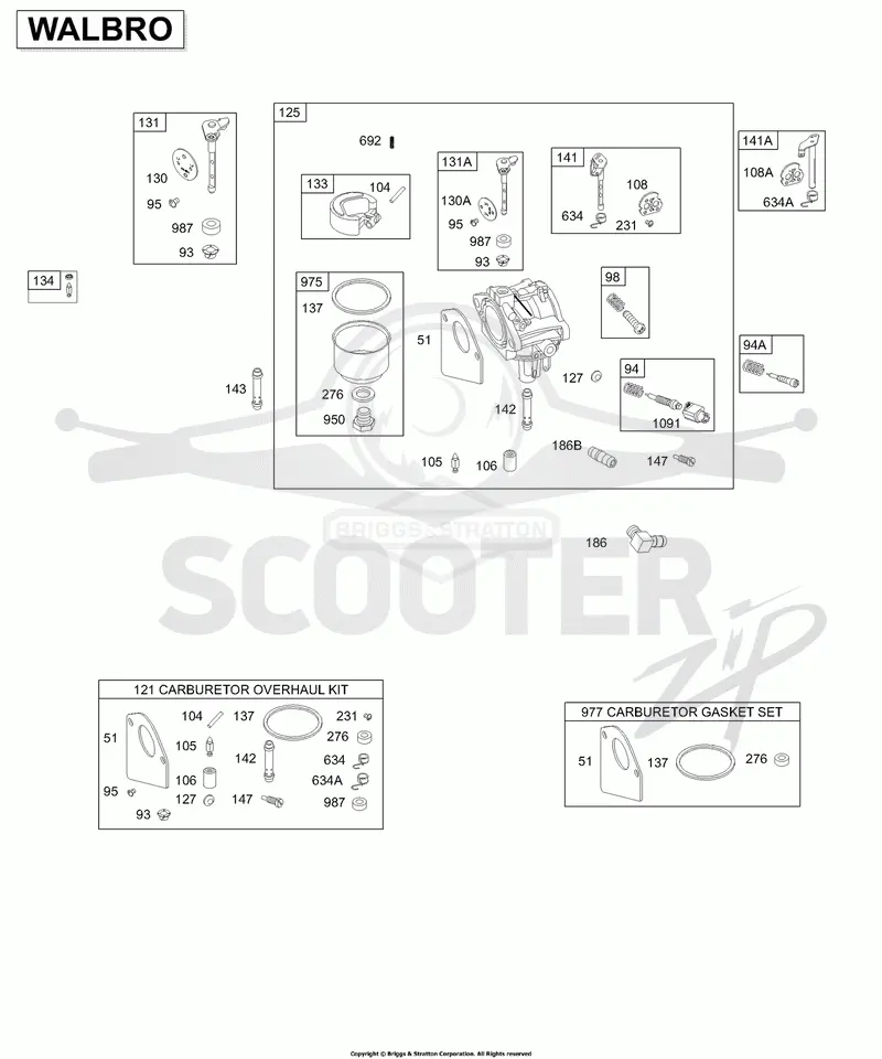 Carburetor, Overhaul Kits