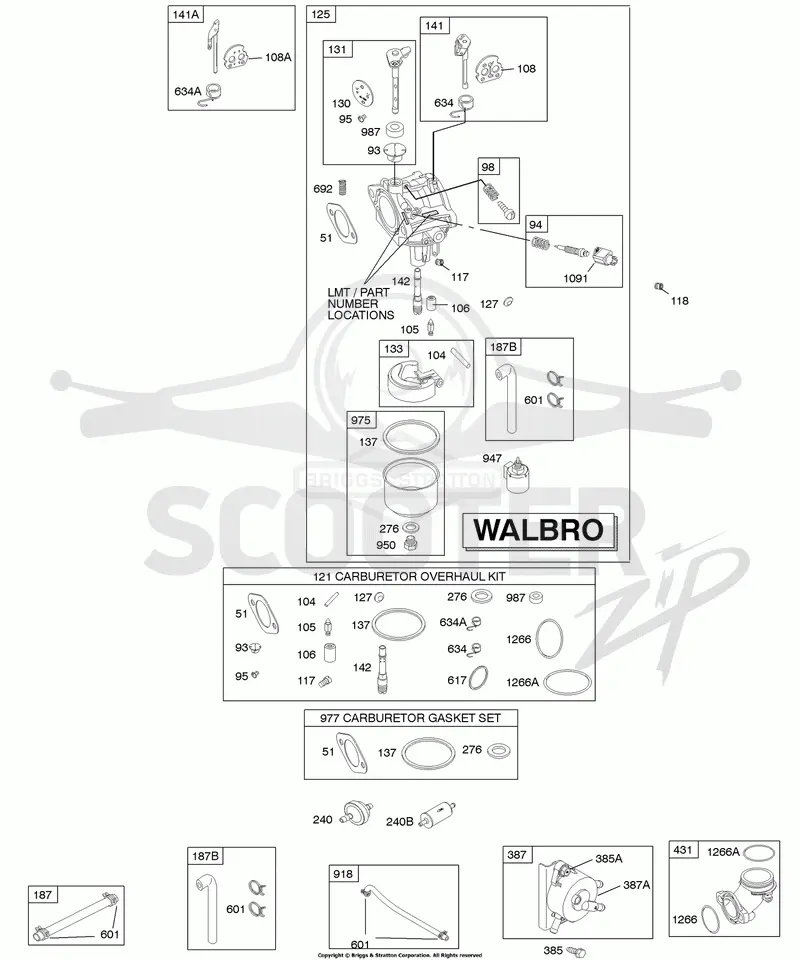 Carburetor, Fuel Supply, Kit - Carburetor Overhaul