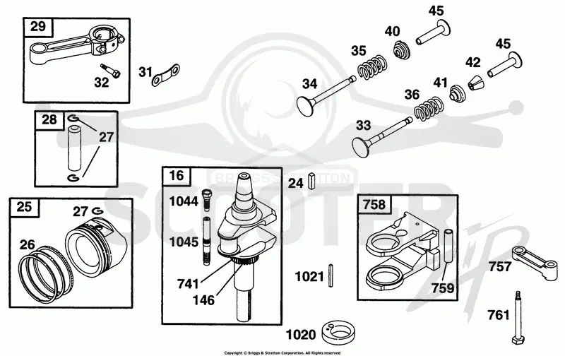 Piston Grp, Crankshaft