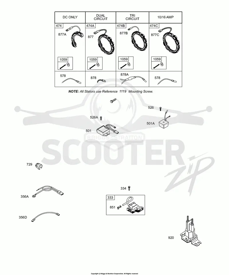 Alternator, Wires, Armature