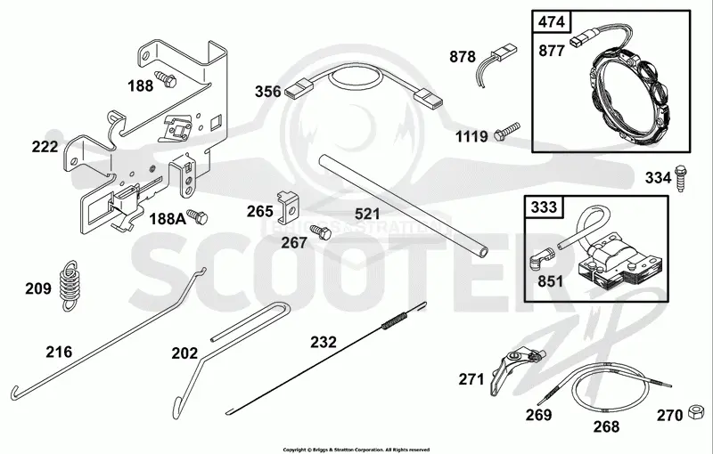 Alternator, Magneto, Control Bracket
