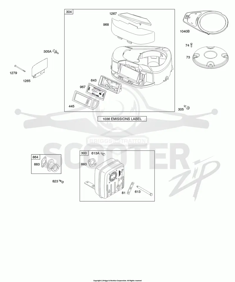 Air Cleaner, Blower Housing