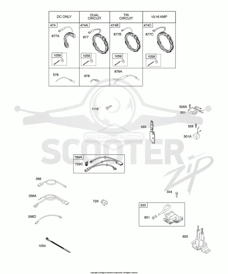 Alternator, Ignition, Wires