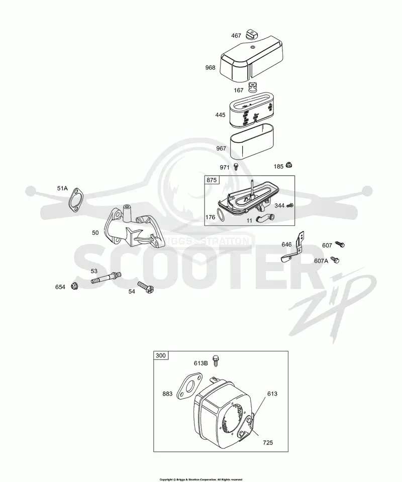 Air Cleaner, Muffler