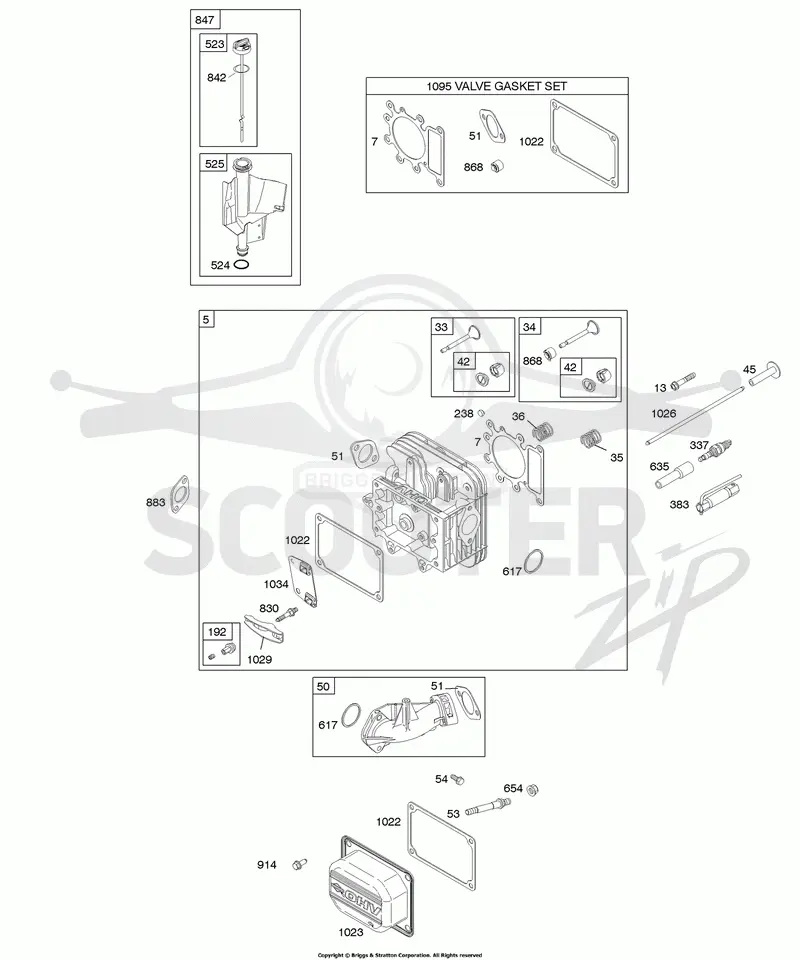 CYLINDER HEAD, GASKET SET-VALVE, LUBRICATION, VALVES