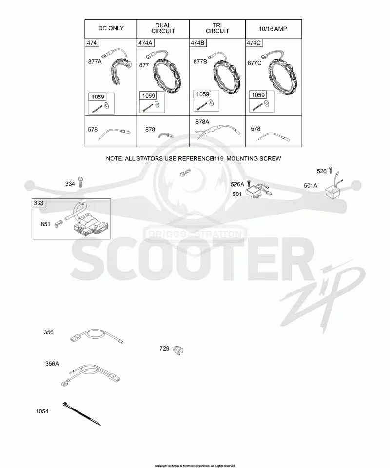 Alternator, Ignition