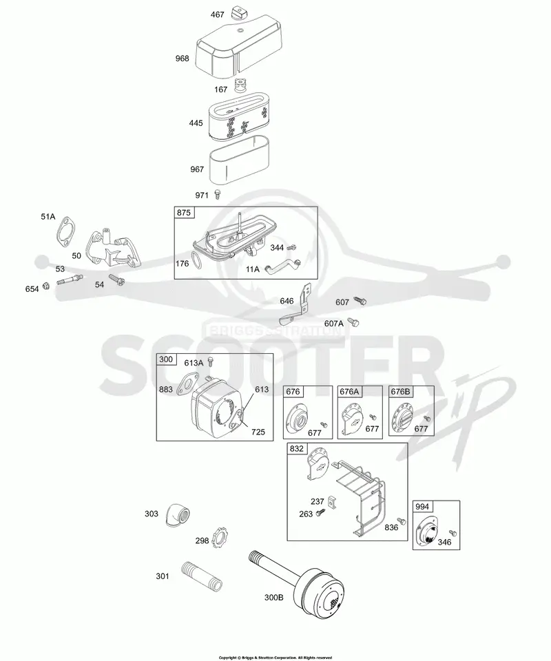 Air Cleaner, Muffler
