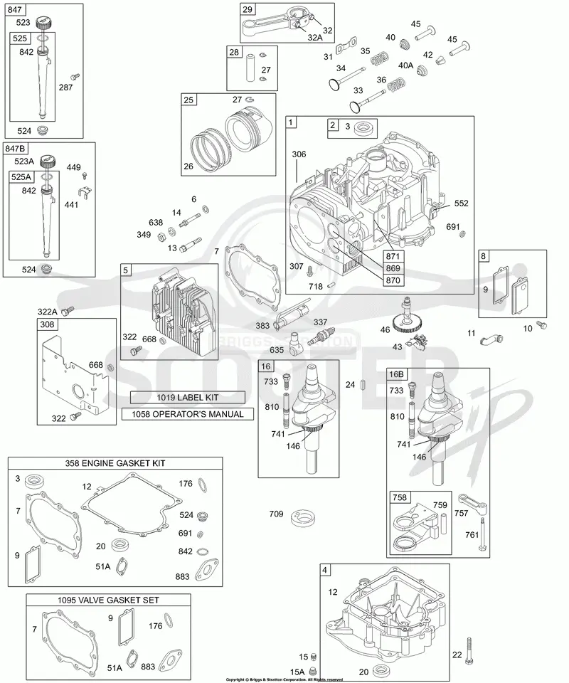 Cylinder, Piston, Oil, Sump, Cam, Head, Gasket Sets