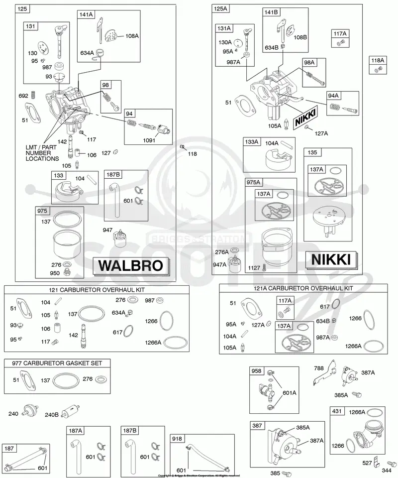 Carburetor, Fuel Supply, Kit - Carburetor Overhaul
