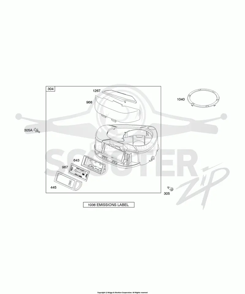 Air Cleaner, Blower Housing