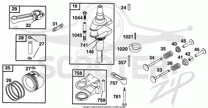 Piston Grp, Crankshaft