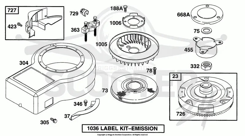 Blower Hsg, Flywheel