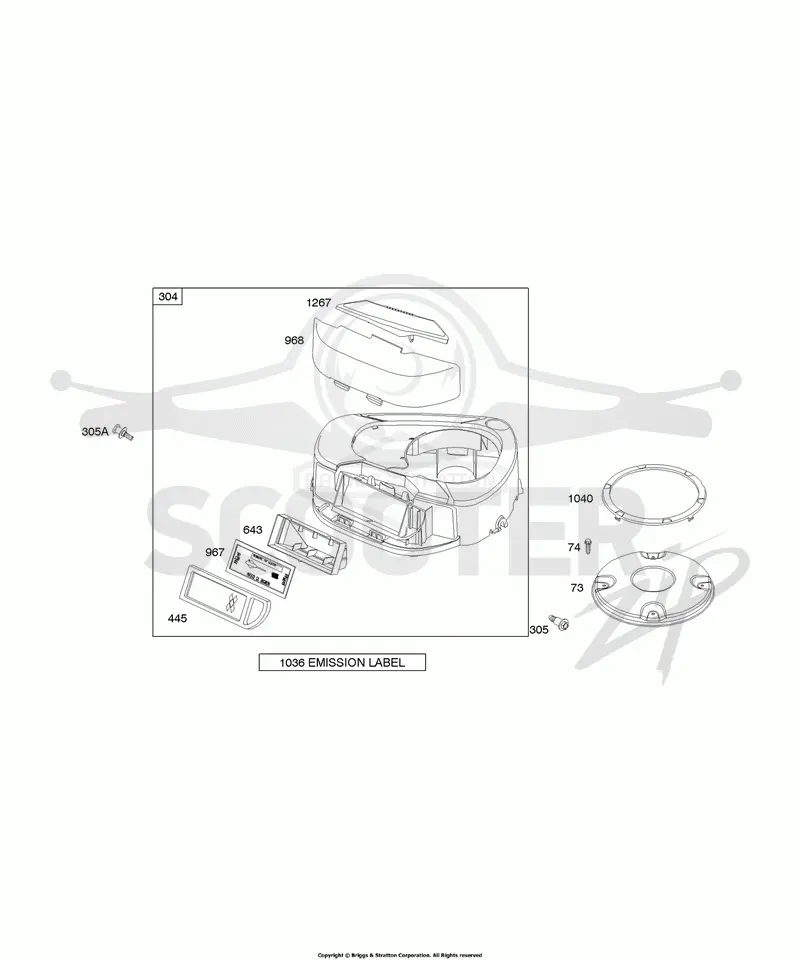 Air Cleaner, Blower Housing