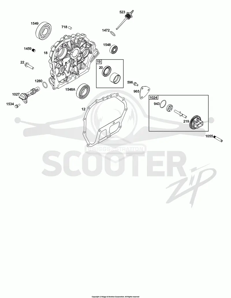 Crankcase Cover/Sump and Lubrication Group