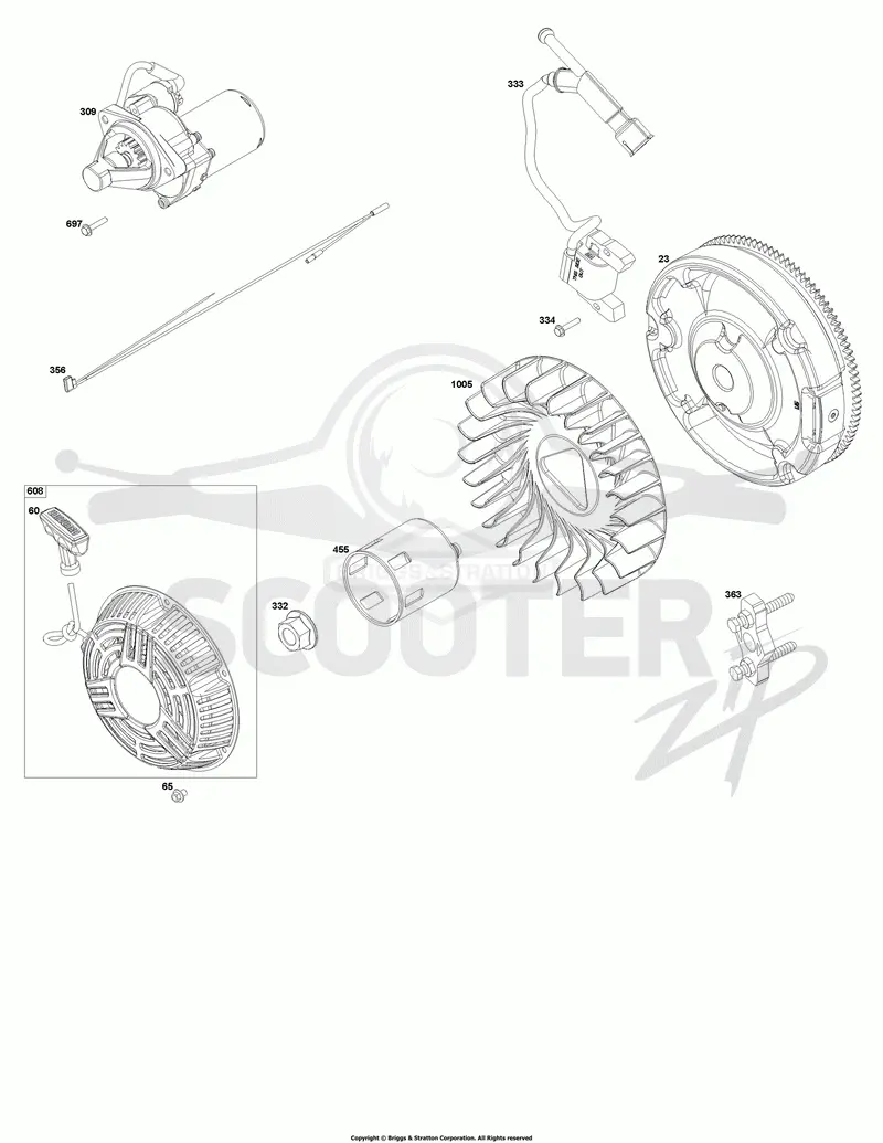 Flywheel, Ignition, and Starter Group