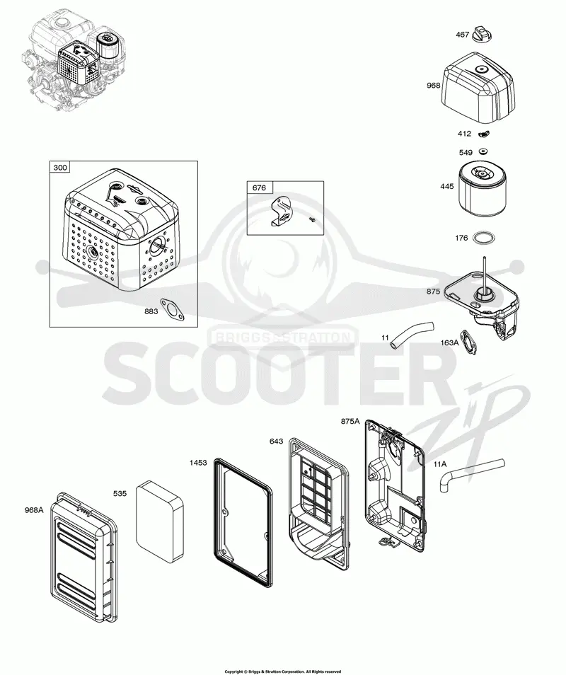 Air Cleaner, Exhaust System
