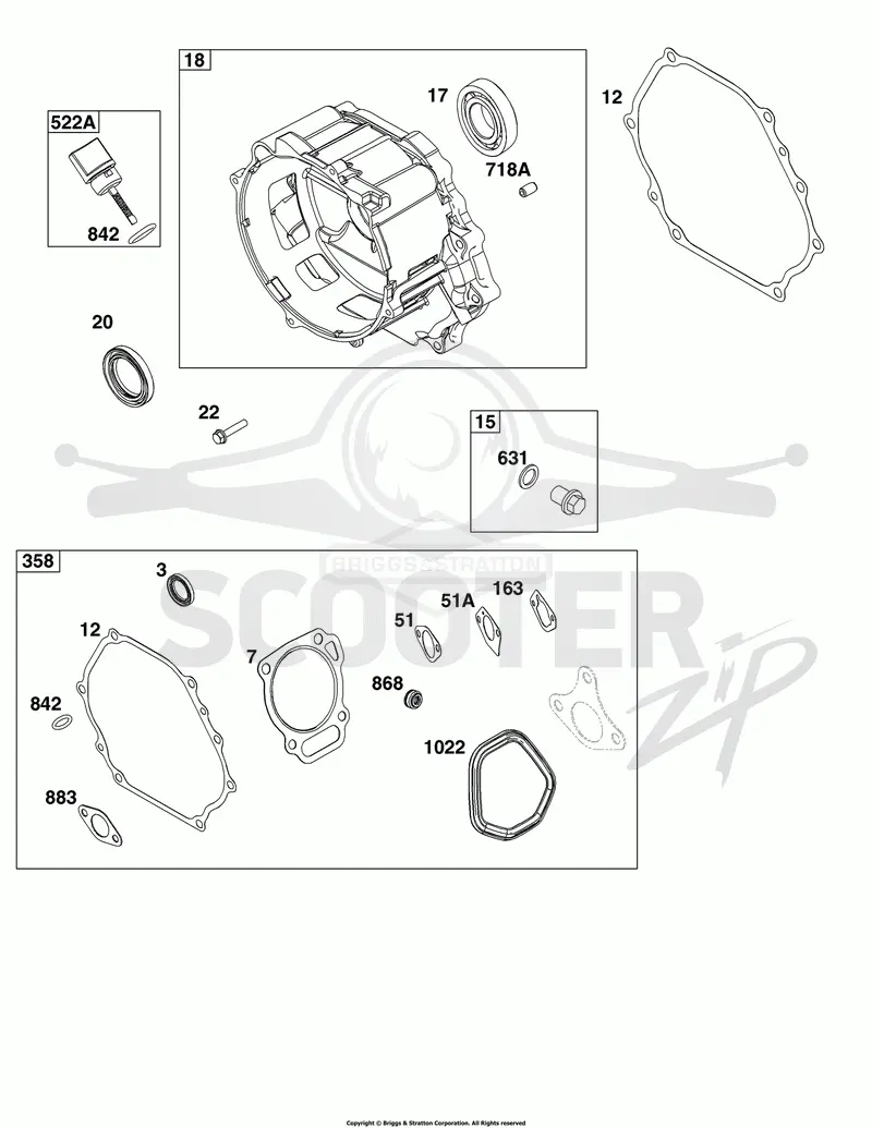 Crankcase Cover/Sump and Lubrication Group