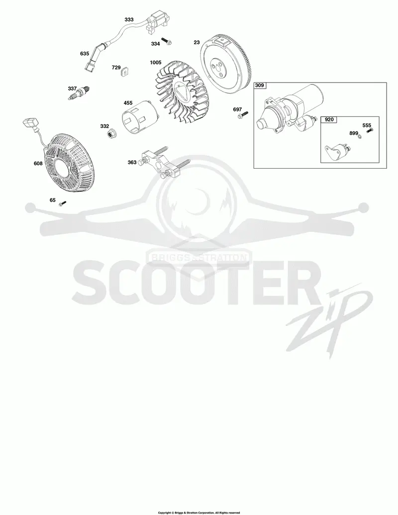 Flywheel, Ignition, and Starter Group