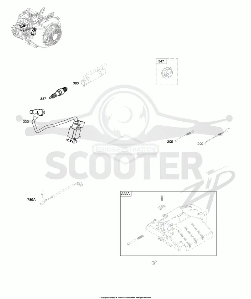 Armature, Controls, Electrical System, Governor Spring, Ignition, Spark Plug