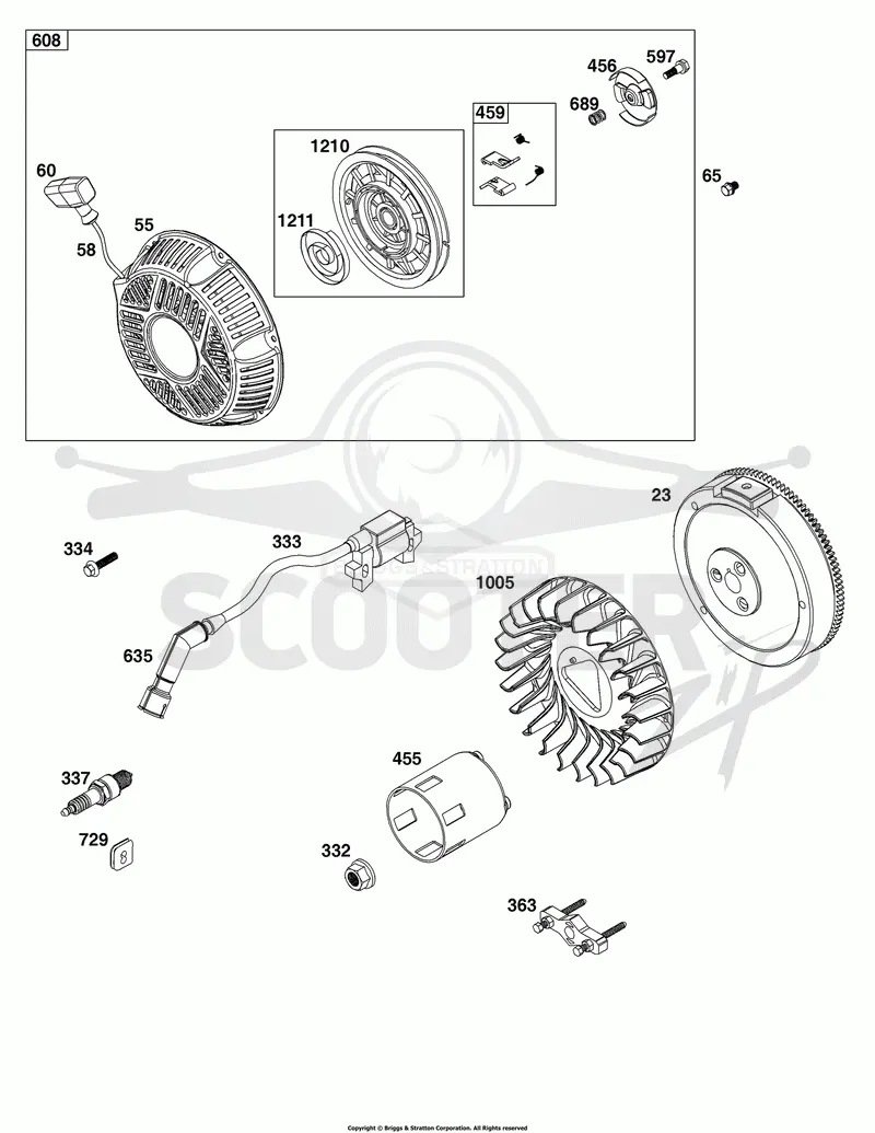 Flywheel, Ignition, and Starter Group