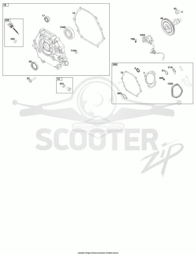 Crankcase Cover/Sump and Lubrication Group