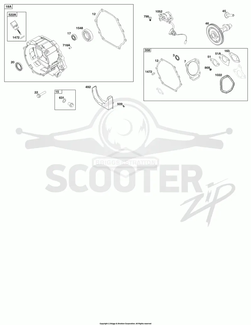 Crankcase Cover/Sump and Lubrication Group