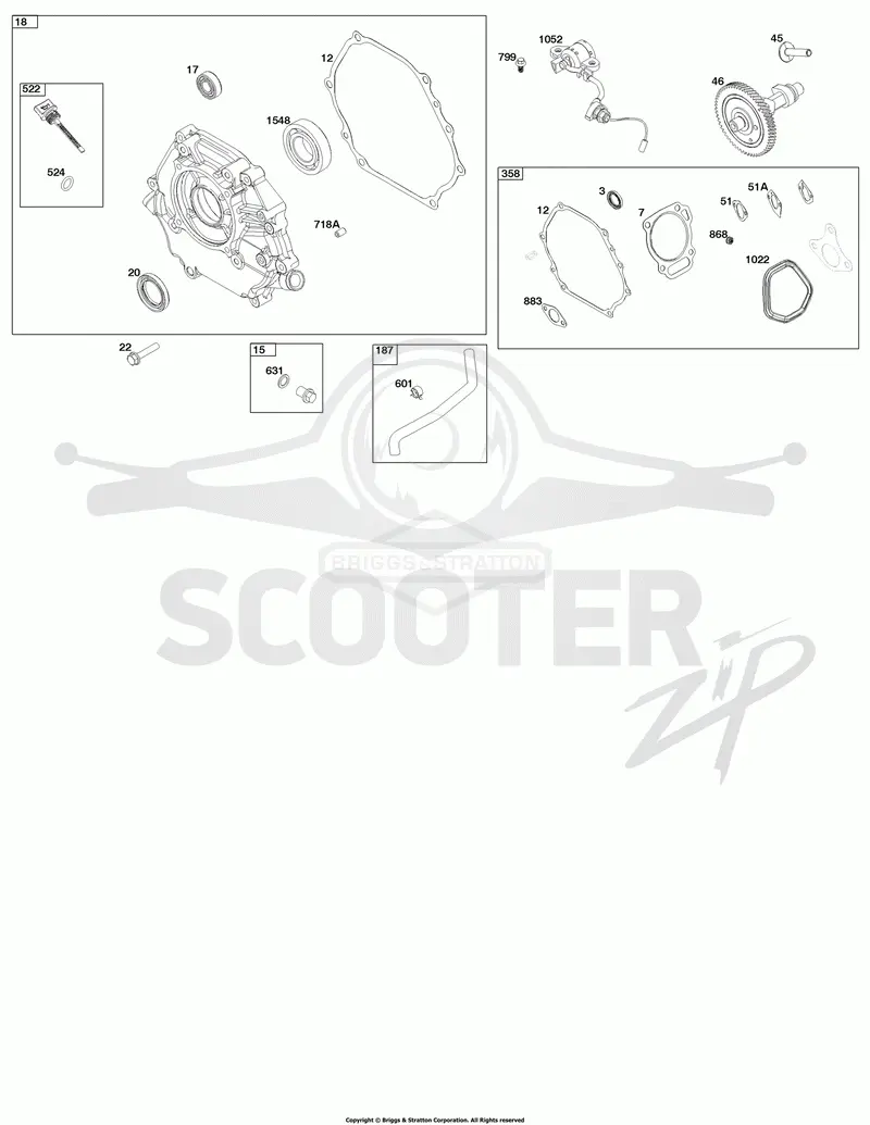 Crankcase Cover/Sump and Lubrication Group
