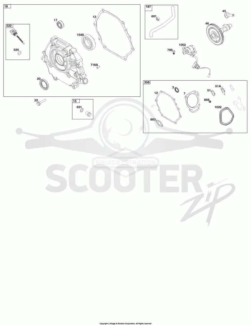 Crankcase Cover/Sump and Lubrication Group
