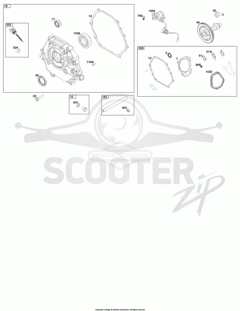 Crankcase Cover/Sump and Lubrication Group