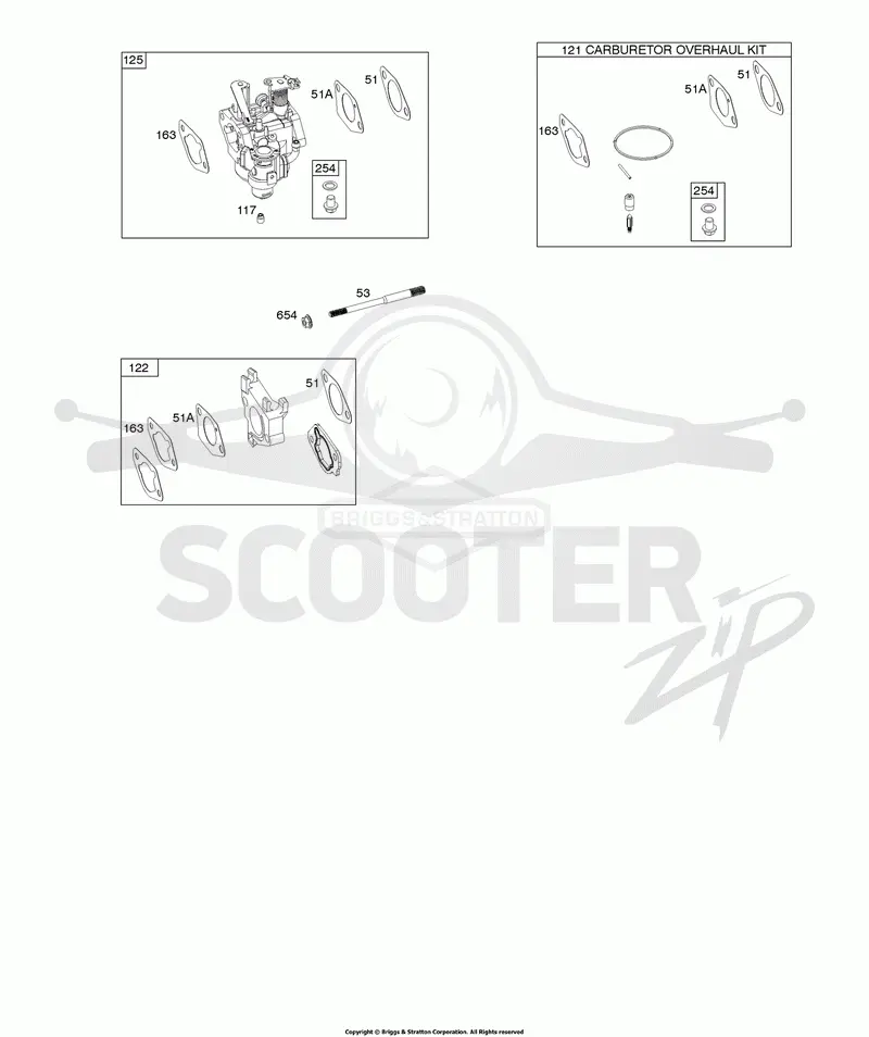 Carburetor, Carburetor Overhaul Kit