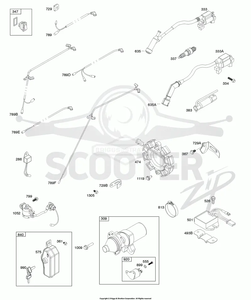 Alternator, Armature, Electrical System, Ignition, Spark Plug