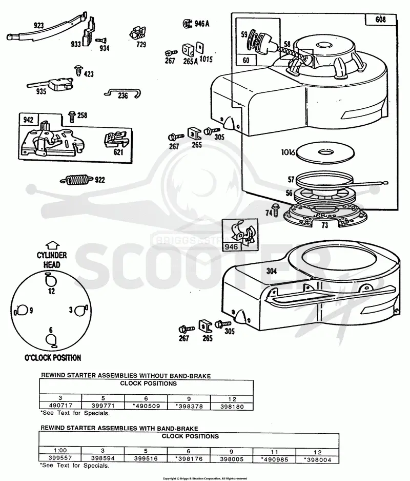 Blower Hsgs,Rewind,Brake