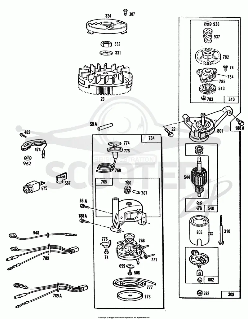 ElectricStarter,Rewind,Wires