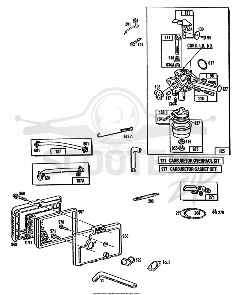 Carburetor, Air Cleaner Grp