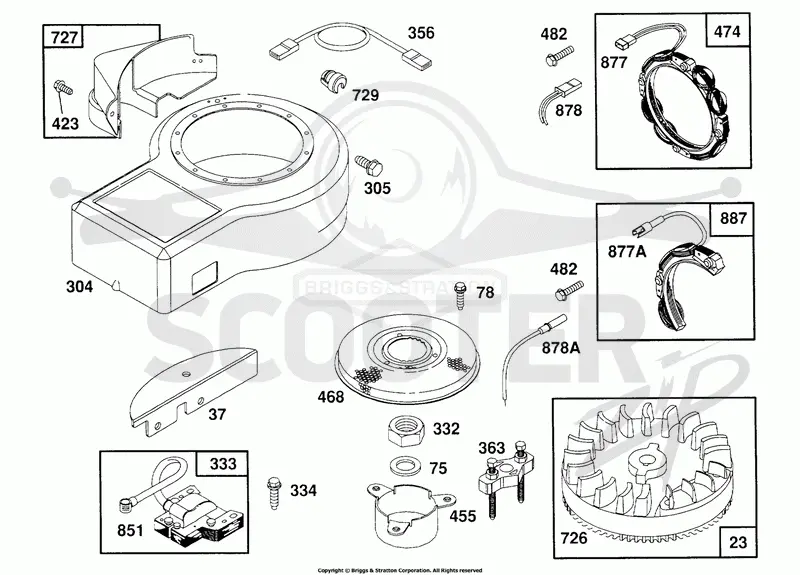 Blower Hsg,Alternator,Elect