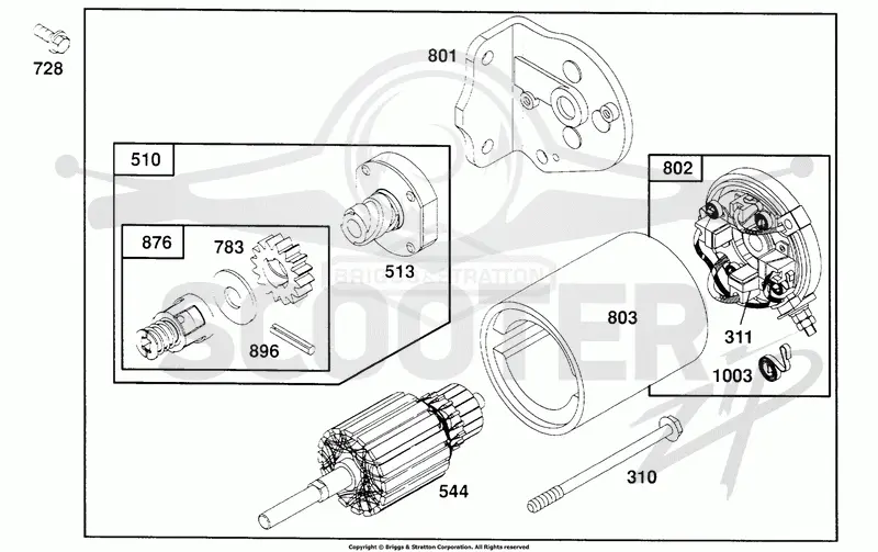 Electric Starter and Chart
