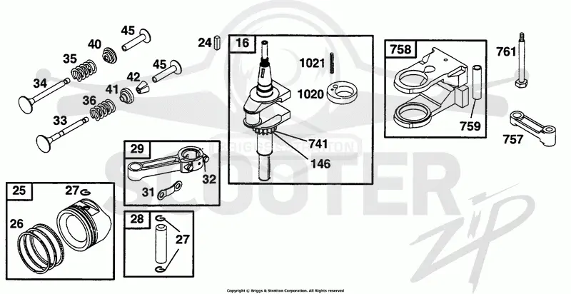 Piston Grp, Crankshaft