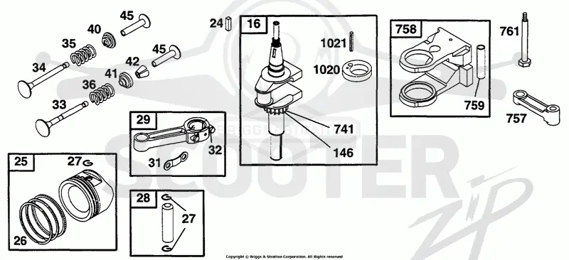 Piston Grp, Crankshaft