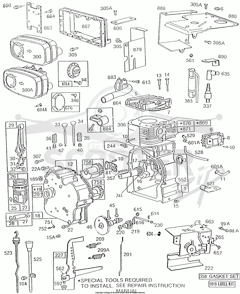 Cylinder,Mufflers,Oil Fill