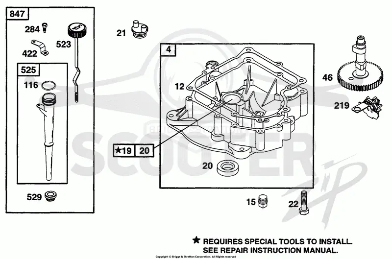 Oil Fill, Sump