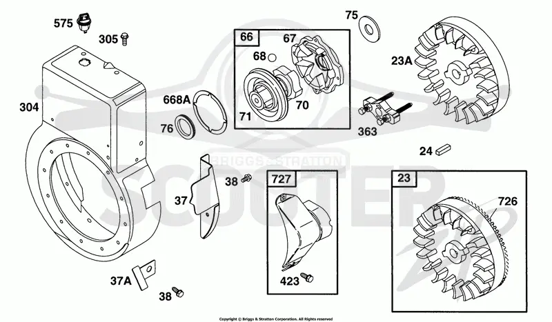 Blower Hsg, Flywheel