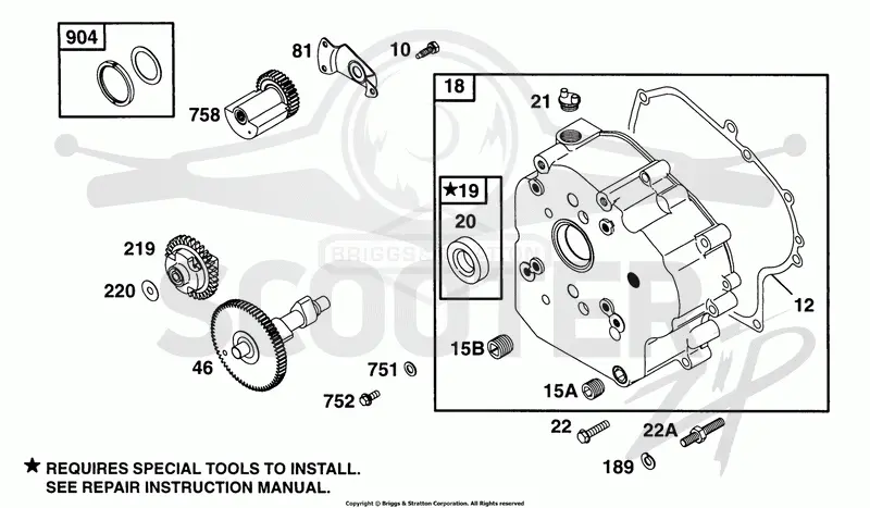 Crankcase Cover, Cam